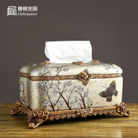 欧式陶瓷餐巾纸盒