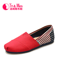 汤姆斯（Tt＆Mm）韩版帆布鞋女款