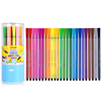 色桶装水彩笔