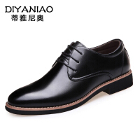 蒂雅尼奥（DIYANIAO）黑色商务休闲鞋