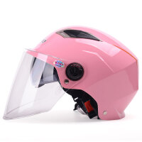 粉色摩托车头盔