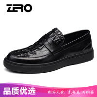 ZERO黑色休闲皮鞋