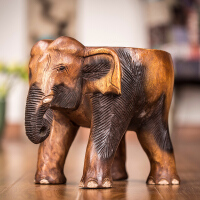 大象实木换鞋凳