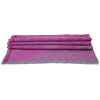 紫红围巾