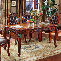 橡木欧式餐桌椅