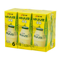 韩国宾格瑞香蕉味牛奶