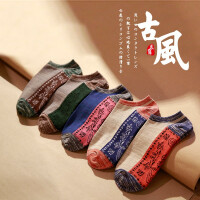 日系民族风袜子