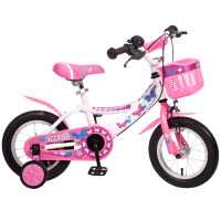 粉色公主自行车