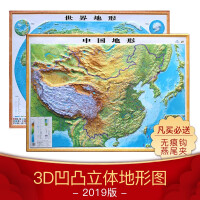 中国地形图挂图