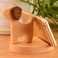 木质桌面手机支架