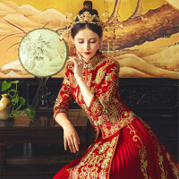 中式新娘服