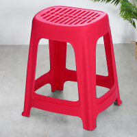 红色塑料凳子