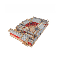 木制建筑拼装模型