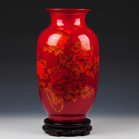 花瓶现代时尚红