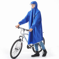 带袖雨衣自行车