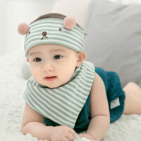 婴儿帽子三角巾