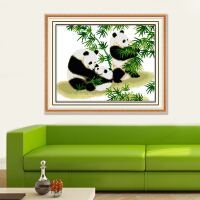 十字绣国宝熊猫