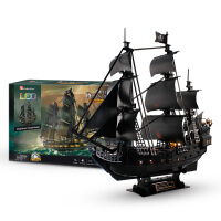 海盗船纸模型