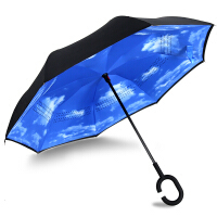 蓝天白云晴雨伞