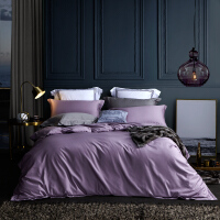 紫色纯棉床单