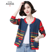 女韩版条纹毛衣