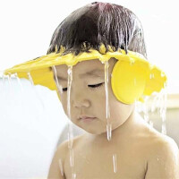 小孩洗头防水帽