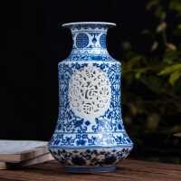 陶瓷镂空工艺花瓶