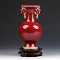 景德镇双耳陶瓷花瓶