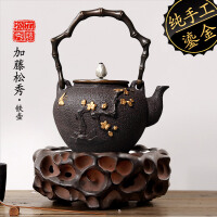 加藤松秀铸铁/铜制茶壶