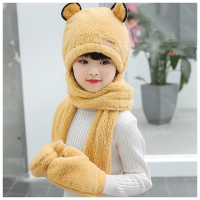 韩版儿童帽子围巾套装