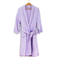 情侣浴袍紫色