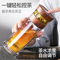 绿珠防烫耐热玻璃茶水杯