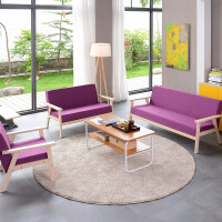 办公沙发紫色