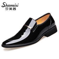 莎美茜（Shameixi）黑色皮鞋