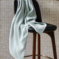 绿色大浴巾