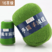绿色羊绒线
