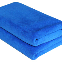 蓝色超细纤维毛巾