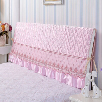 粉色床头罩
