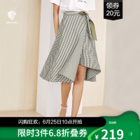 韩版半身裙中长款绿色