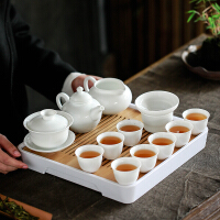苏氏陶瓷白瓷茶具