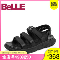 百丽（Belle）黑色沙滩鞋