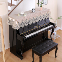纯色布艺钢琴罩