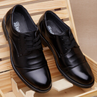 公爵王袋鼠（GOJUEWANG.D.S）黑色商务休闲鞋
