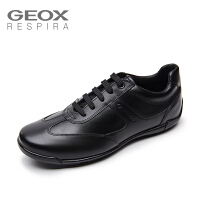 健乐士（GEOX）黑色休闲皮鞋