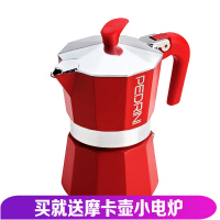 红色煮咖啡机
