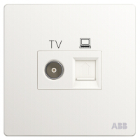 ABB电视电脑插座