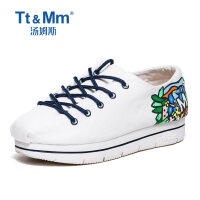 汤姆斯（Tt＆Mm）纯色帆布鞋女款