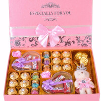 粉色巧克力盒