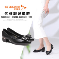 红蜻蜓韩版女单鞋