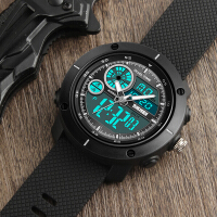 时刻美（skmei）双显式智能手表